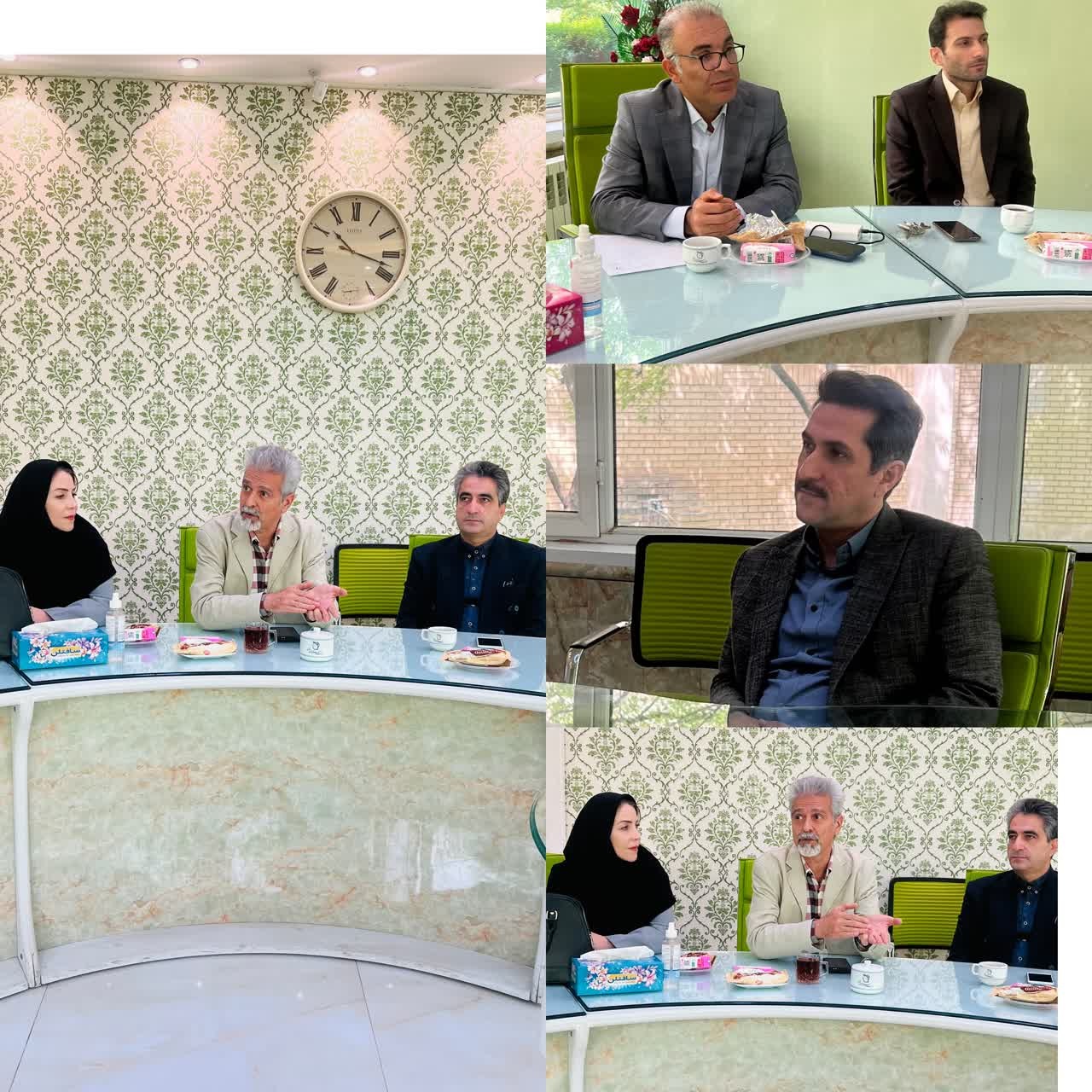 چلسه و حضور با ریاست و معاونین دانشکده تغذیه در خصوص ایجاد تفاهم نامه